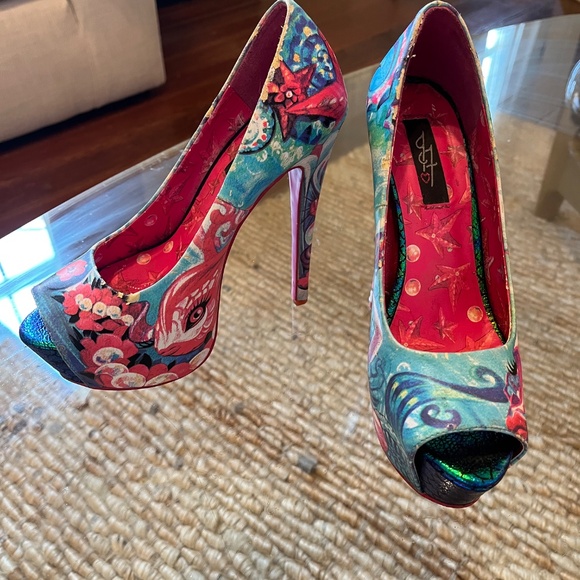TAYLOR SAYS Mermaid heels *rare* - Picture 2 of 6